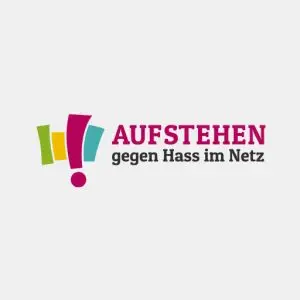 Das Logo von ‚Aufstehen gegen Hass im Netz‘